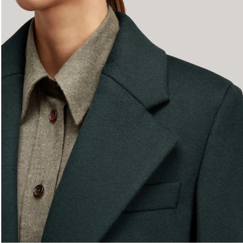 Joseph Dark Green Long Coat‎ - Picture 2 of 11